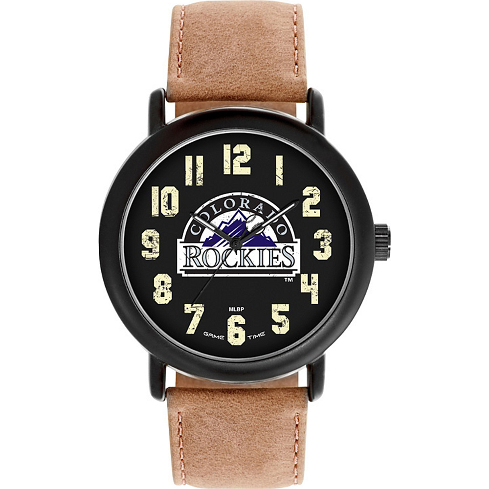 Game Time MLB Throwback Watch Colorado Rockies Game Time Watches