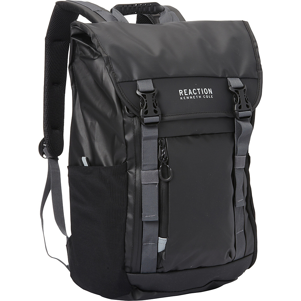 Kenneth Cole Reaction Back The Hype Computer RFID Backpack Black Kenneth Cole Reaction Business Laptop Backpacks