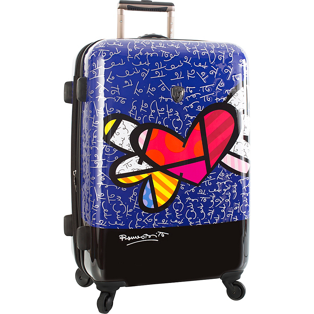 Heys America Britto Heart with Wings 26 Hardside Spinner Multi Britto Heart With Wings Heys America Softside Checked