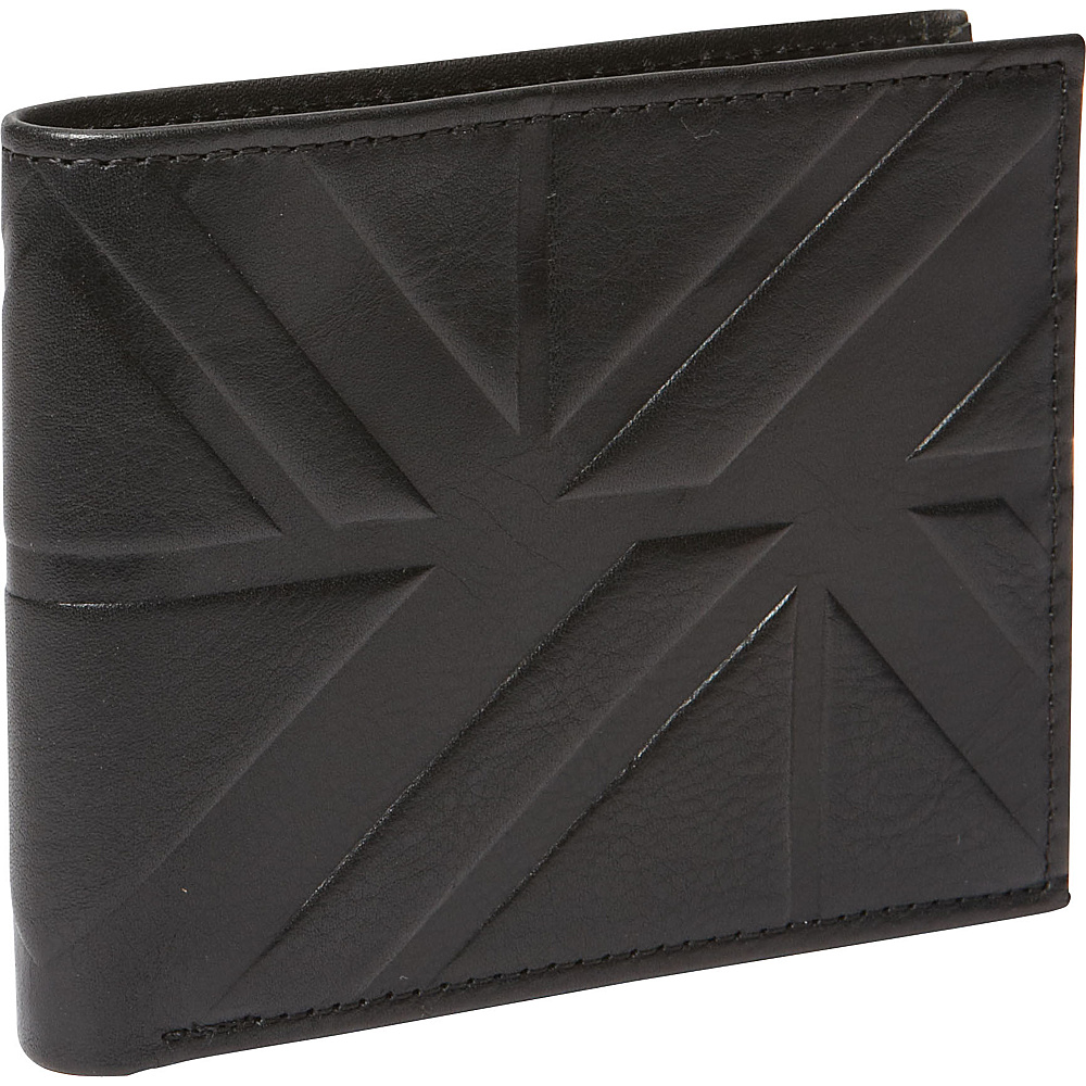 Ben Sherman Luggage Woodside Park Leather RFID Traveler Passcase Wallet Black Ben Sherman Luggage Men s Wallets