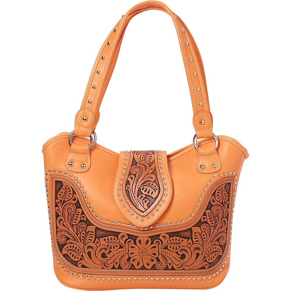 Montana West Tooling Concealed Handgun Collection Coral Montana West Manmade Handbags