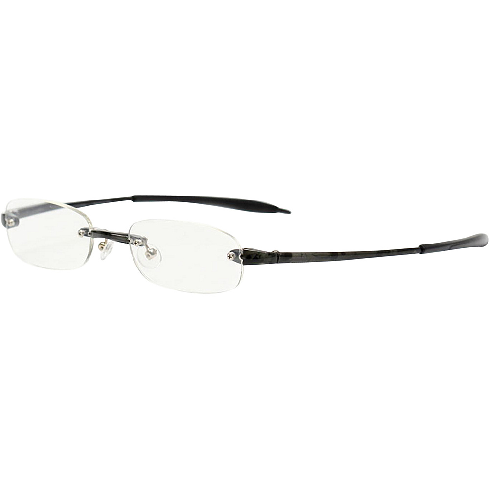 Visualites Oval Reading Glasses 2.25 Black Demi Visualites Sunglasses