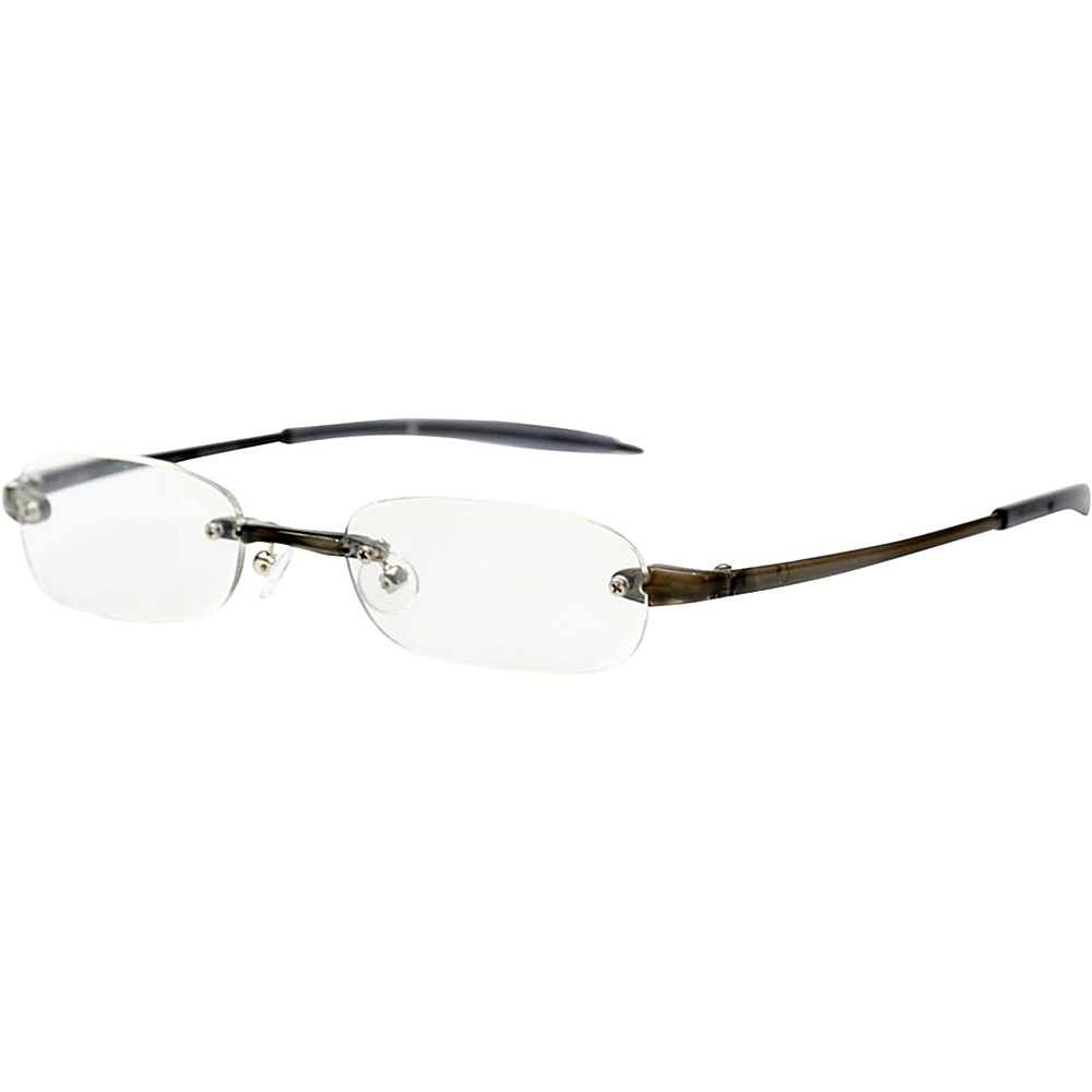 Visualites Oval Reading Glasses 2.50 Olive Grey Visualites Sunglasses