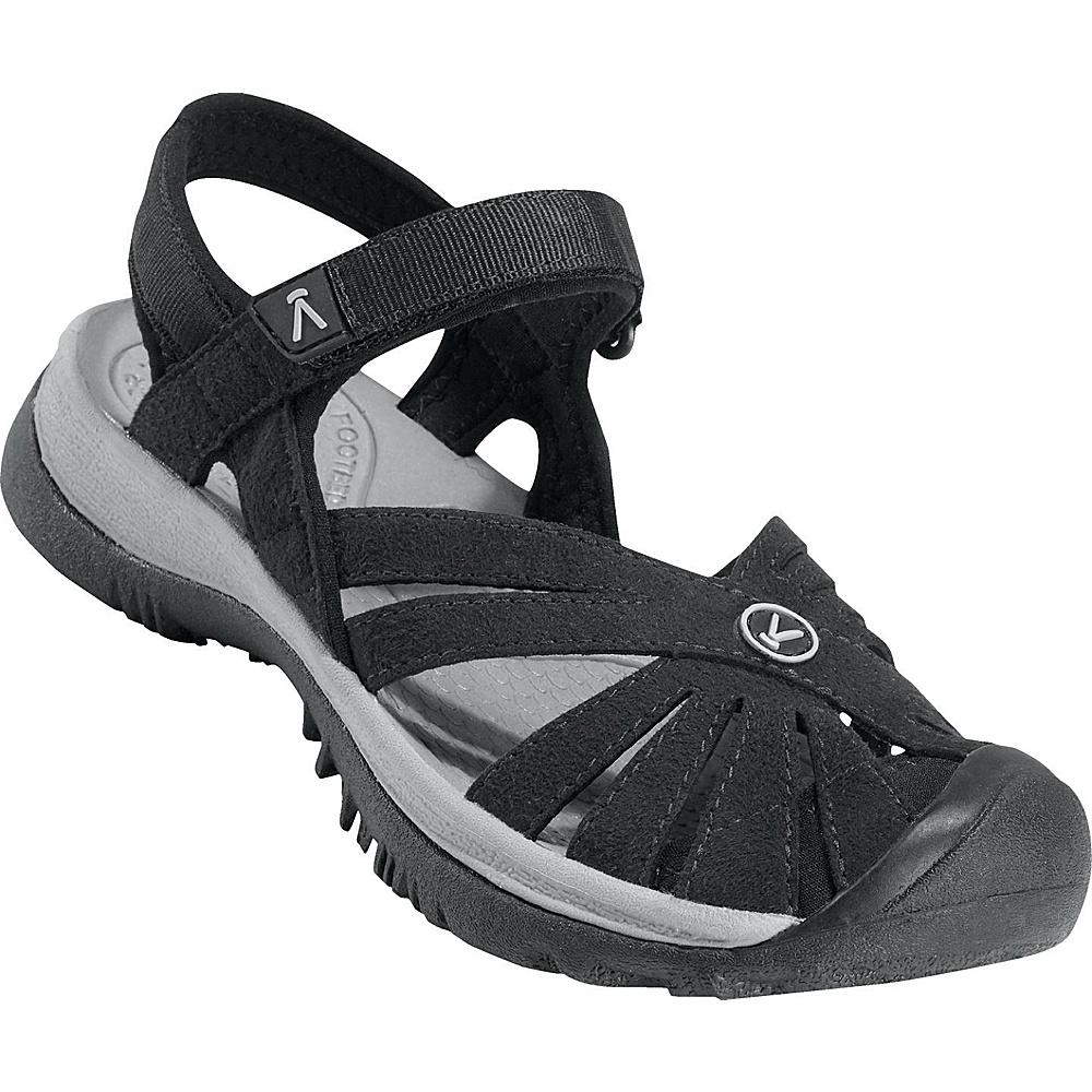 KEEN Womens Rose Sandal 8.5 Black Neutral Gray KEEN Men s Footwear