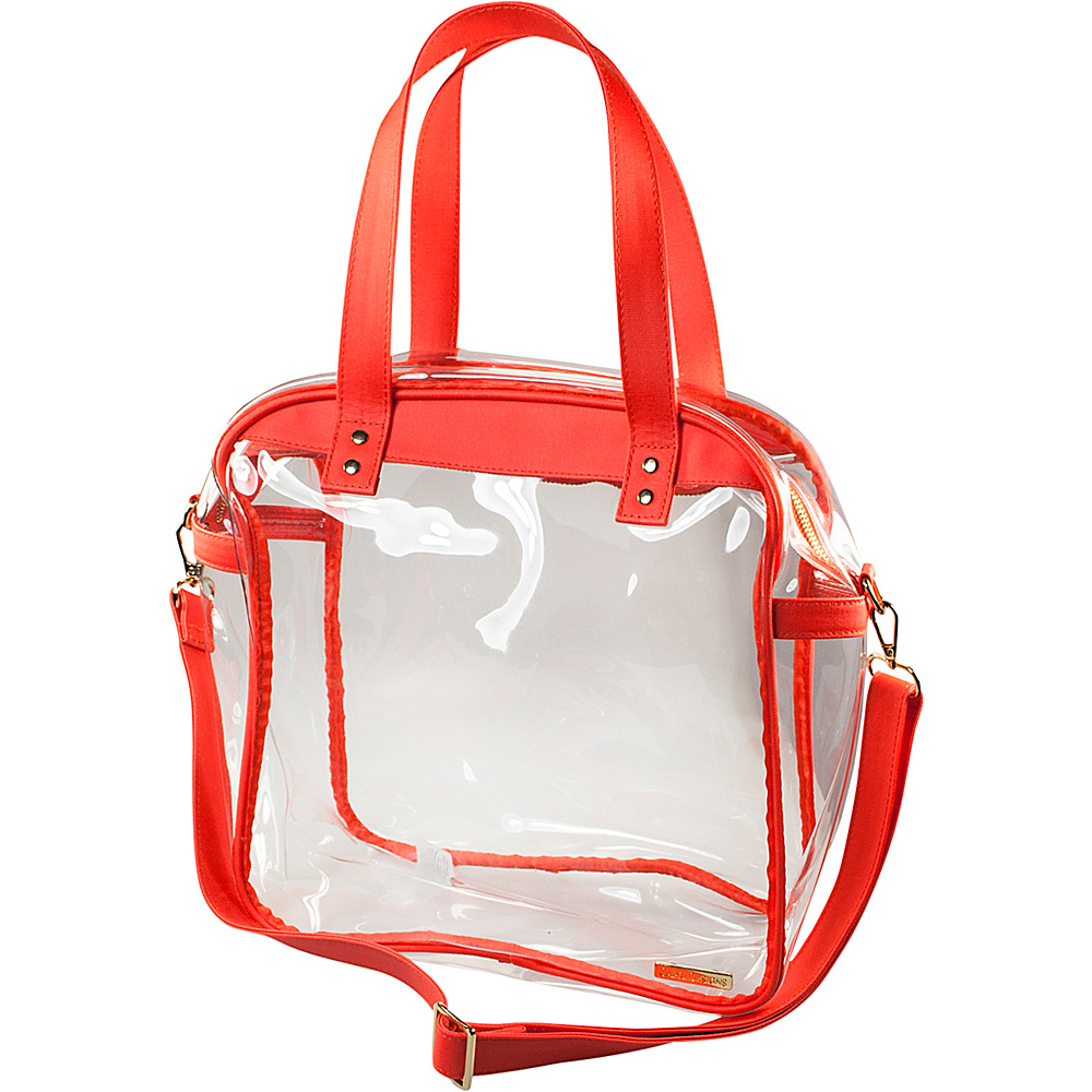 Capri Designs Carryall Tote Clear Capri Designs Manmade Handbags