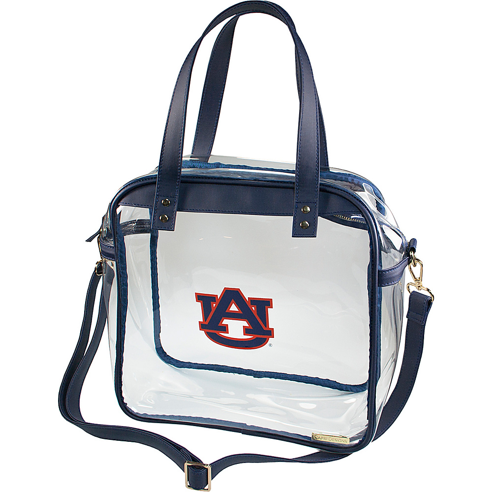 Capri Designs Carryall NCAA Tote Licensed Auburn Capri Designs Manmade Handbags