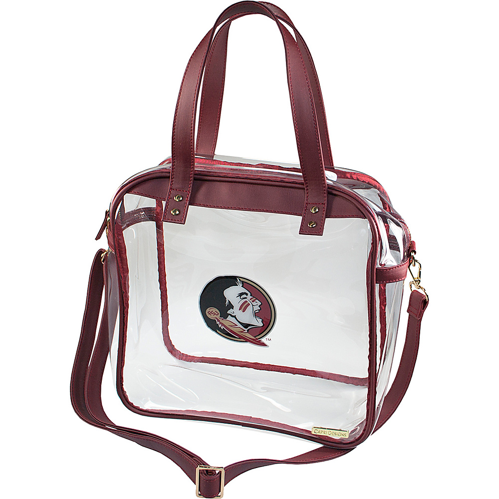 Capri Designs Carryall NCAA Tote Licensed Florida State University Capri Designs Manmade Handbags