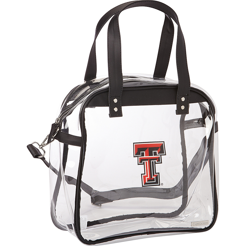 Capri Designs Carryall NCAA Tote Licensed Texas Tech Capri Designs Manmade Handbags