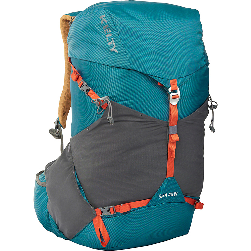 Kelty Womens Sira 45 Hiking Backpack Deep Teal Kelty Day Hiking Backpacks