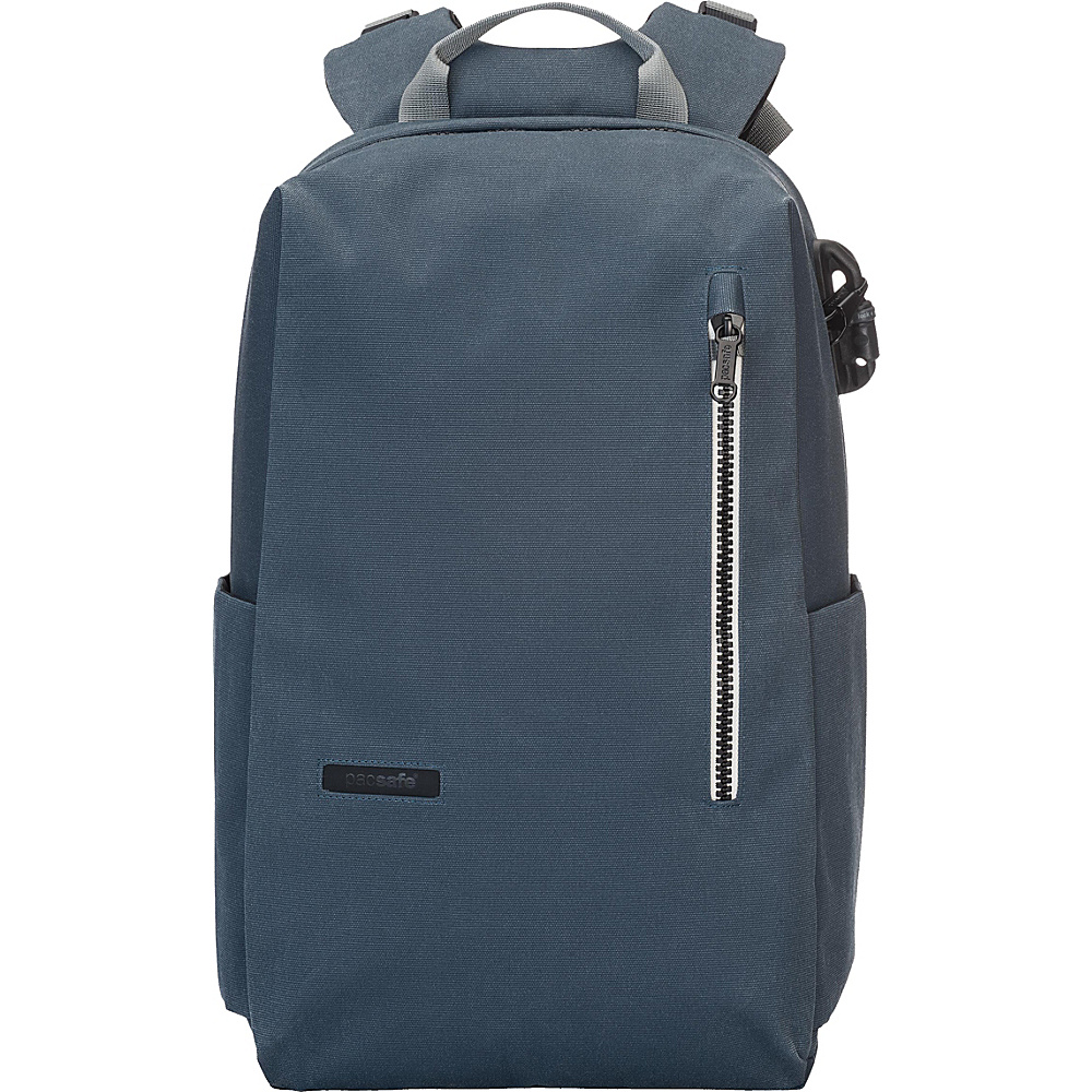 Pacsafe Intasafe Backpack Anti Theft 20L Laptop Pack Navy Blue Pacsafe Business Laptop Backpacks