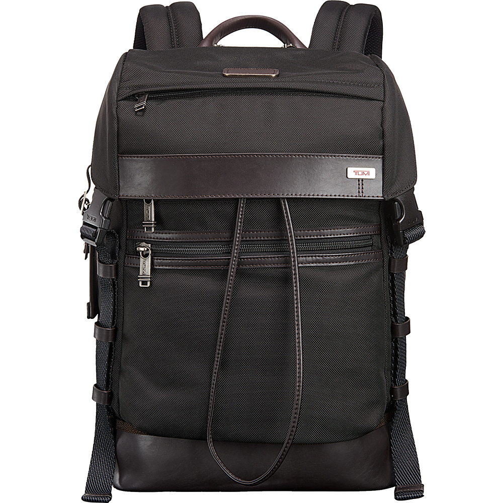 Tumi Alpha Bravo Kinser Flap Backpack Hickory Tumi Business Laptop Backpacks