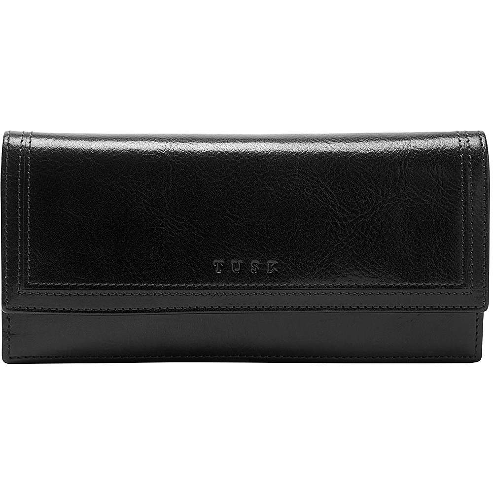 TUSK LTD Gusseted Clutch Wallet Black TUSK LTD Women s Wallets