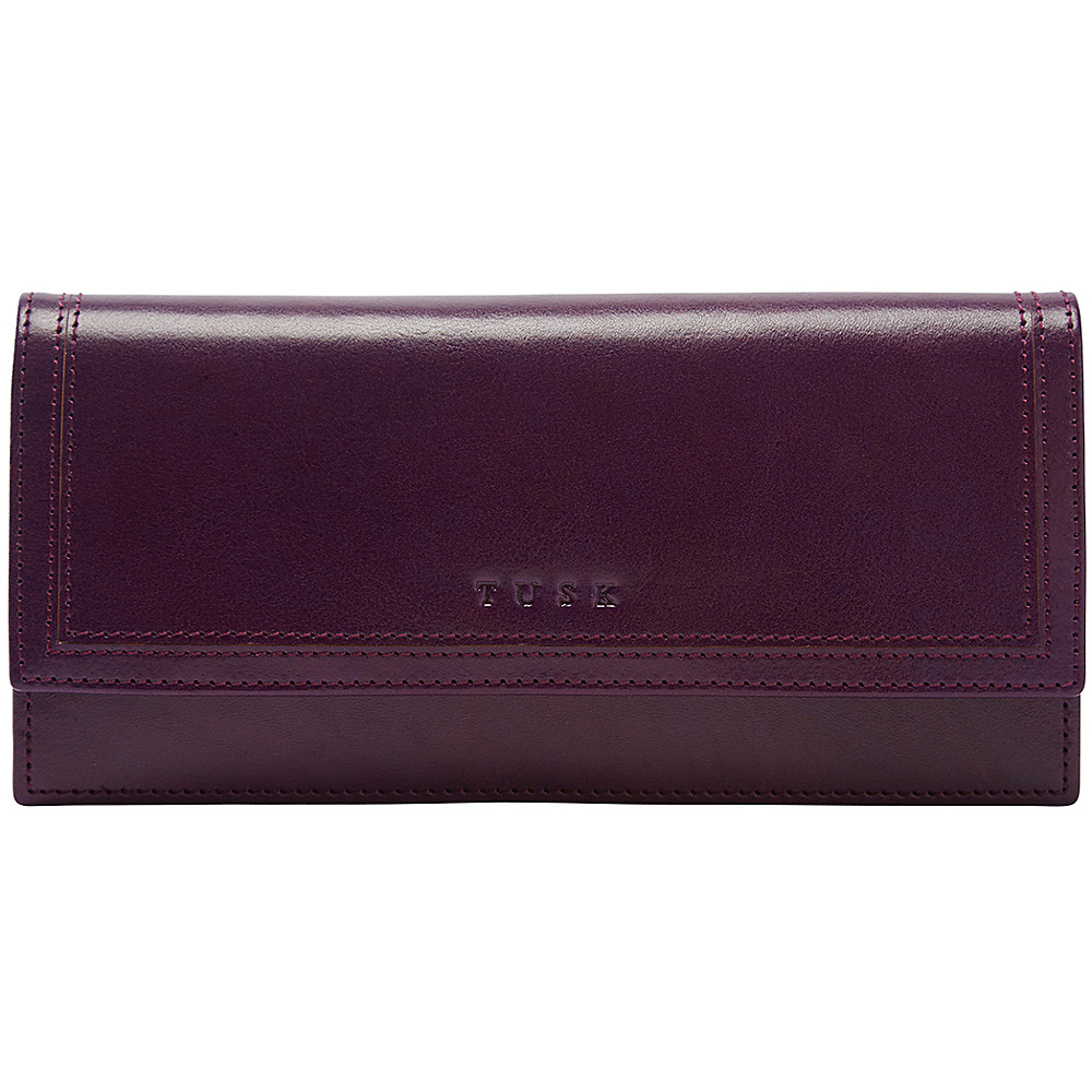 TUSK LTD Gusseted Clutch Wallet Purple TUSK LTD Women s Wallets