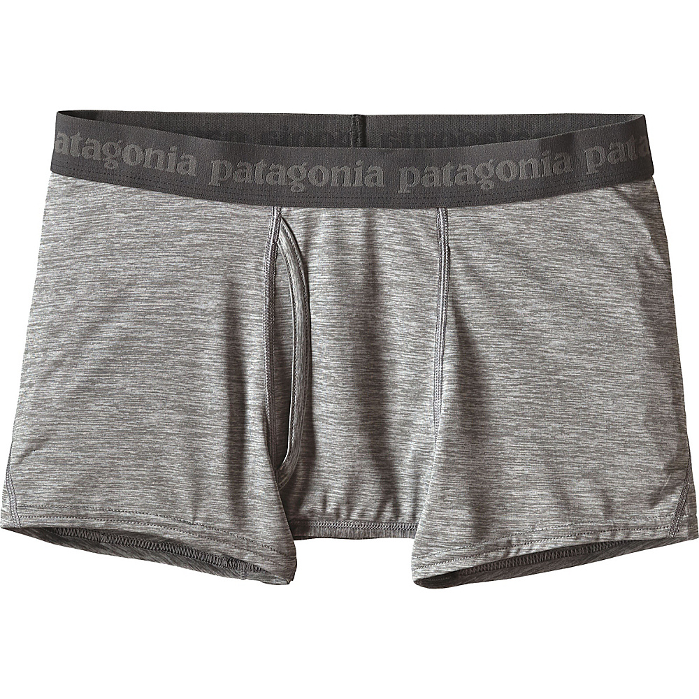 Patagonia Mens Capilene Daily Boxer Briefs L Feather Grey Patagonia Men s Apparel