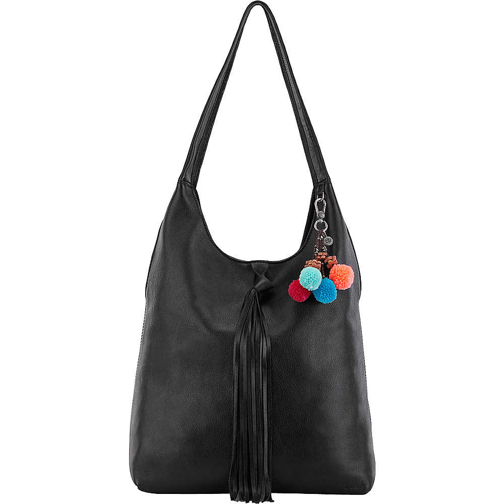 The Sak Pfieffer Leather Bucket Black The Sak Leather Handbags