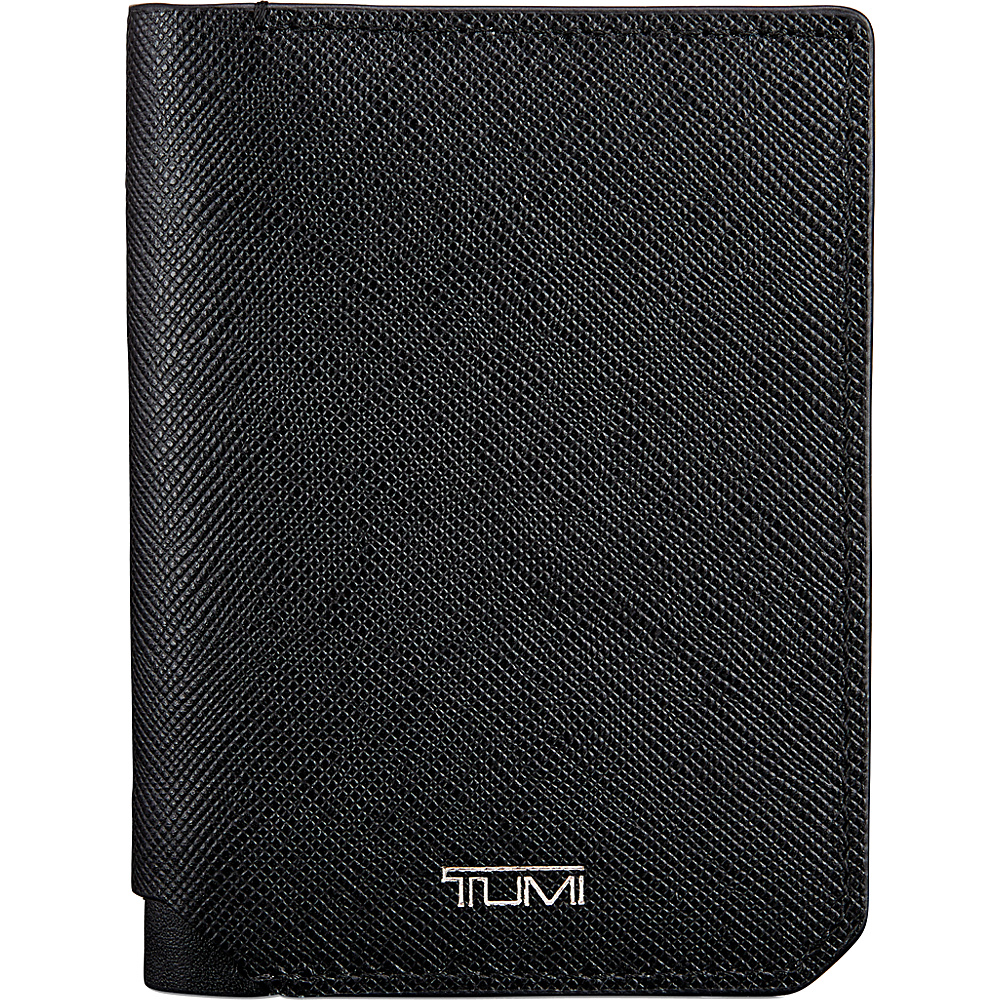 Tumi Mason Gusseted Card Case with ID Black Tumi Men s Wallets