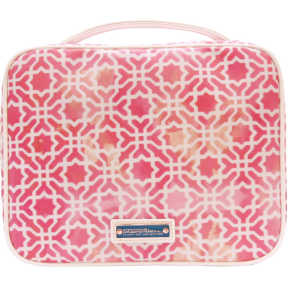 Flight 001 Stewardess Collection Alhambra Makeup Bag Pink Flight 001 Toiletry Kits
