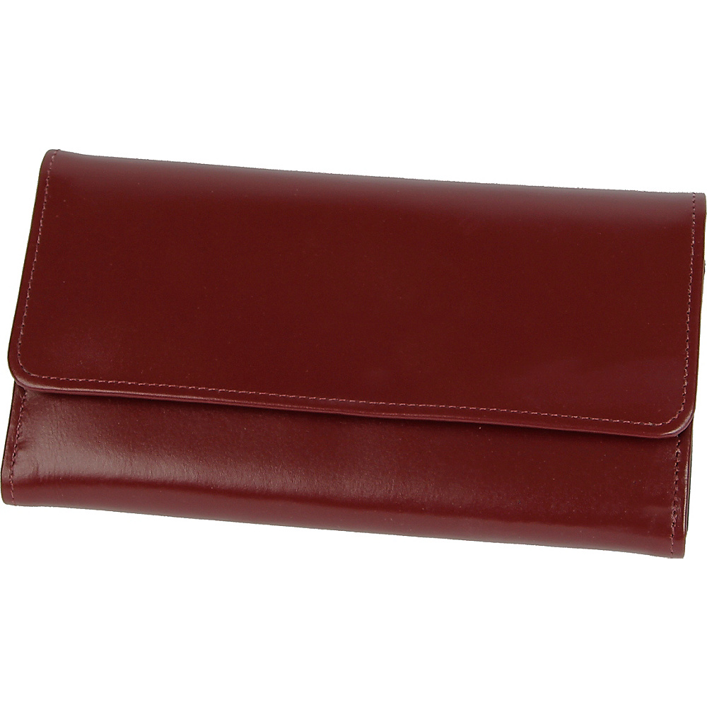 ClaireChase Tri fold Crossbody Wallet cognac ClaireChase Women s Wallets