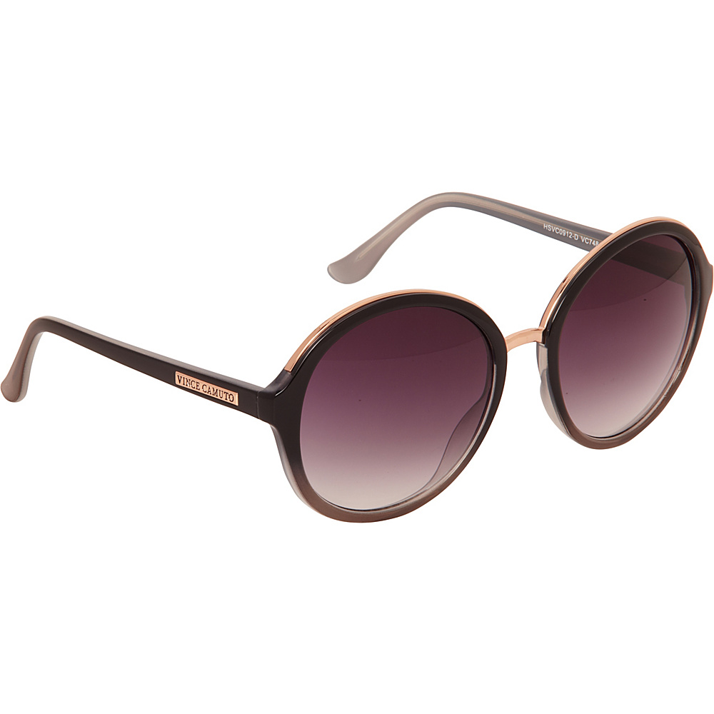 UPC 781268746977 product image for Vince Camuto Eyewear Oversized Round with Metal Rim and Bridge Sunglasses Ombre  | upcitemdb.com