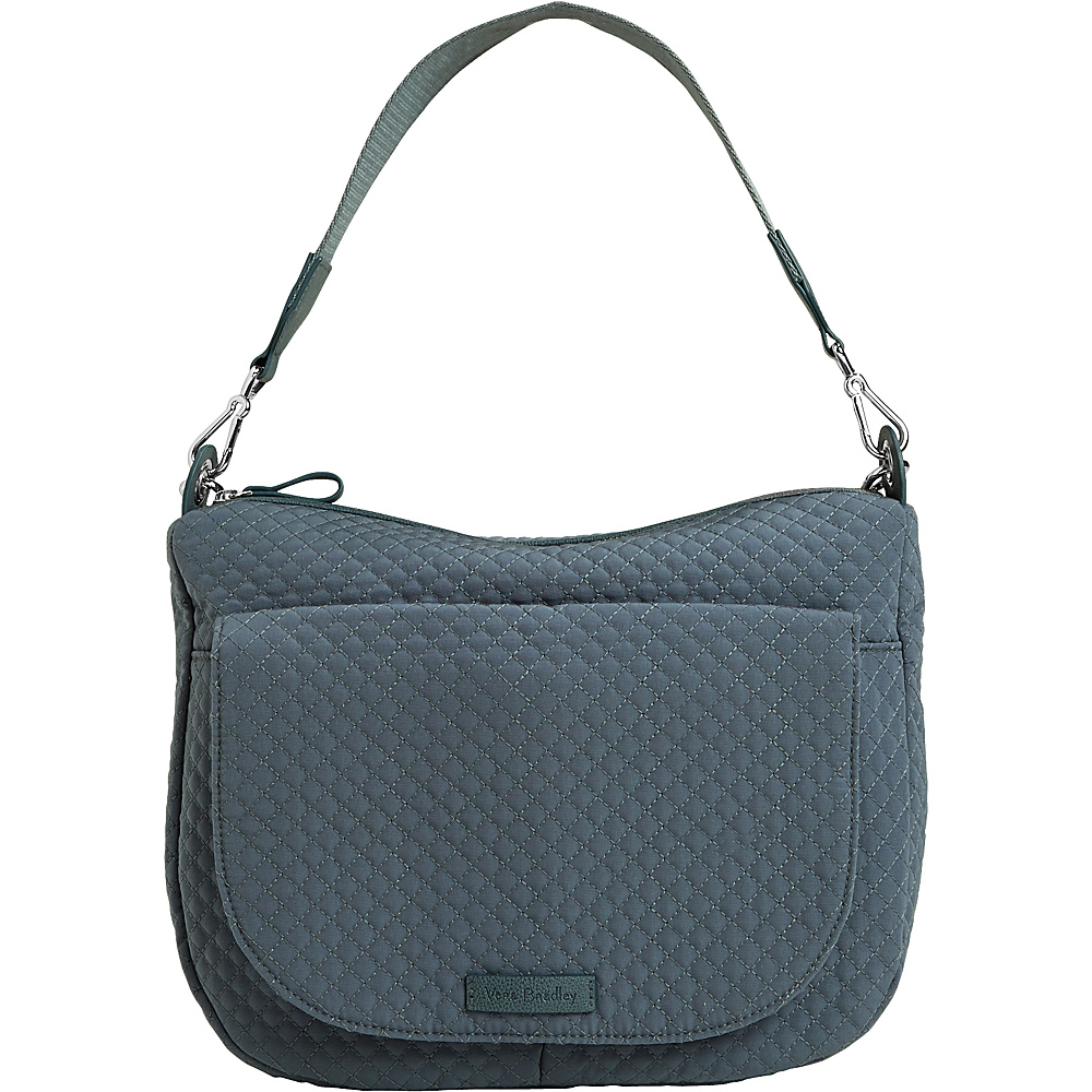 Vera Bradley Carson Shoulder Bag - Solids Charcoal - Vera Bradley Fabric Handbags