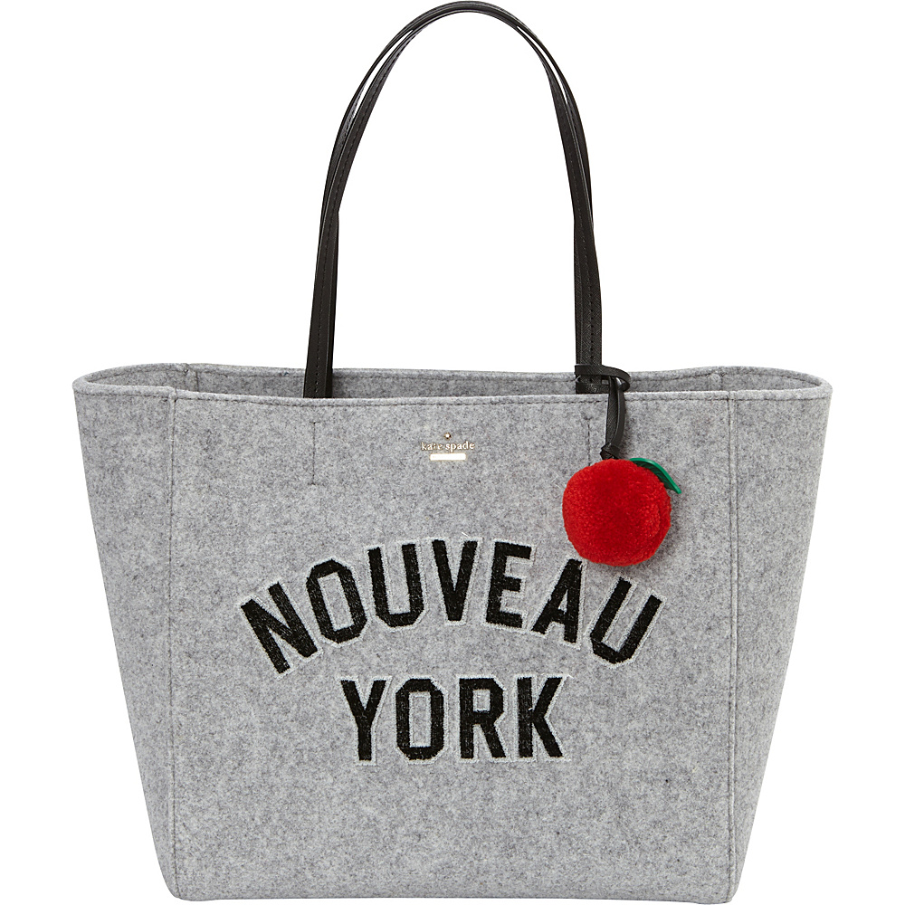kate spade new york New York New York Hallie Tote Light Charcoal - kate spade new york Designer Handbags