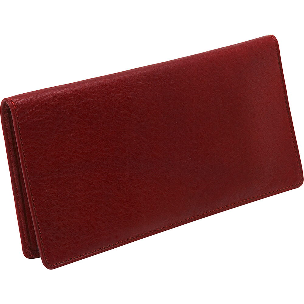 Osgoode Marley Cashmere Checkbook Cover Red