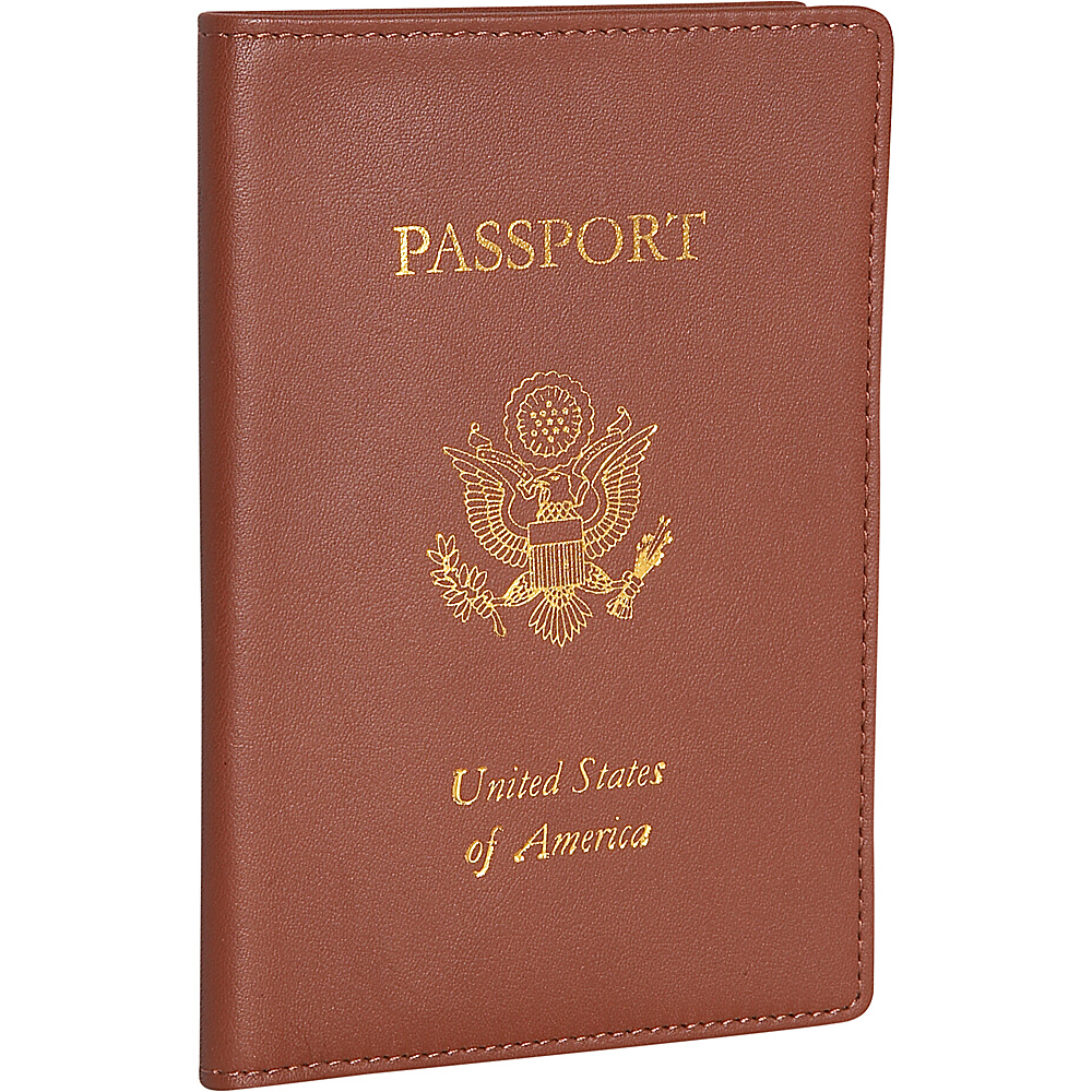 Royce Leather Passport Jacket Tan