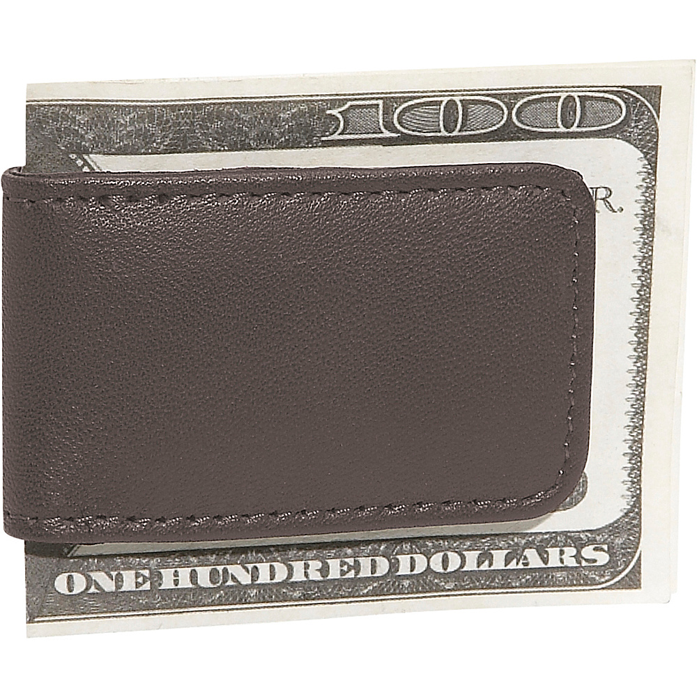Royce Leather Magnetic Money Clip Brown