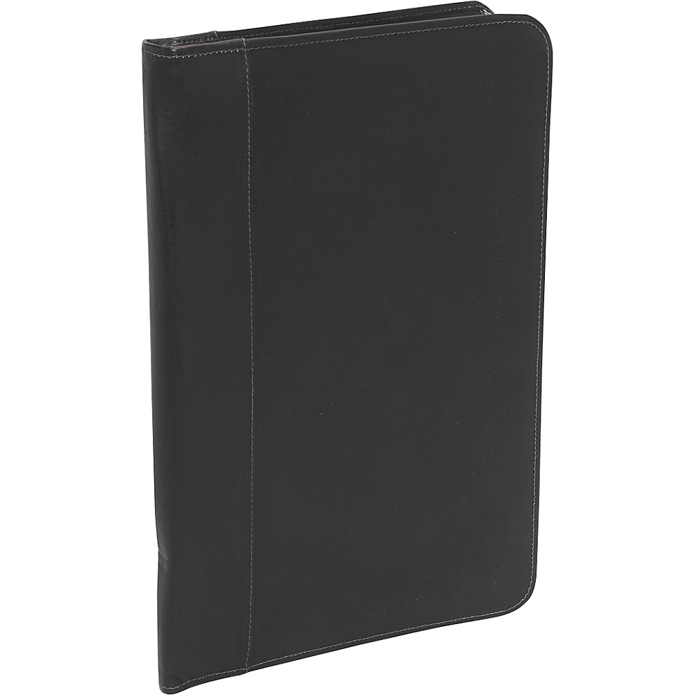 Piel Legal Size Open Notepad Black