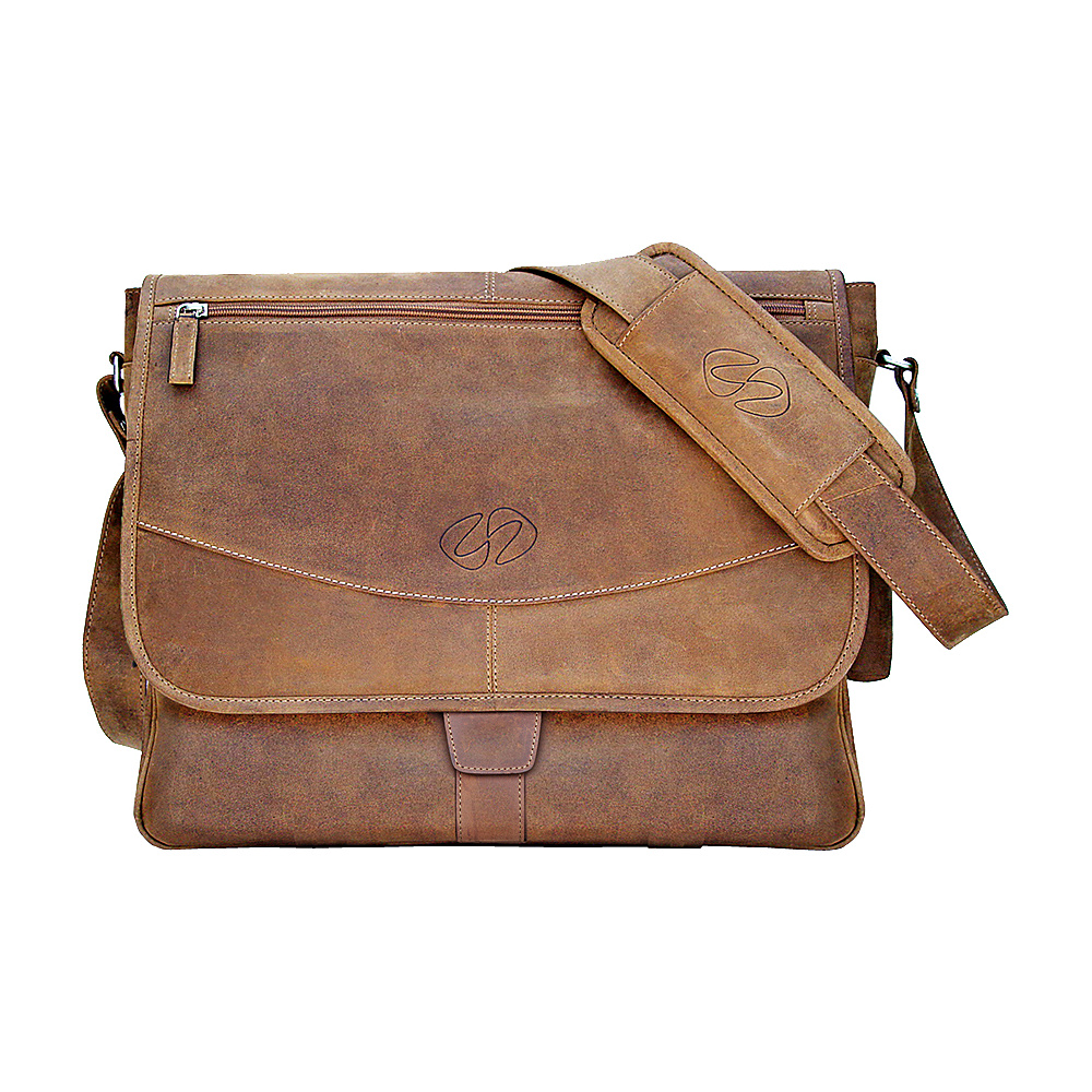 MacCase Premium Leather Shoulder Bag Vintage MacCase Messenger Bags